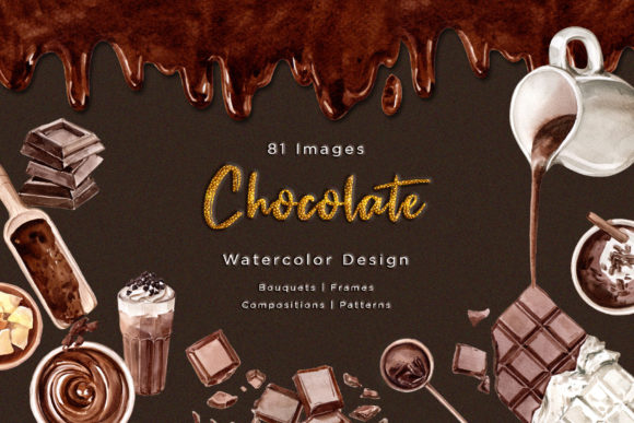 Craft Chocolate Watercolor Illustrations