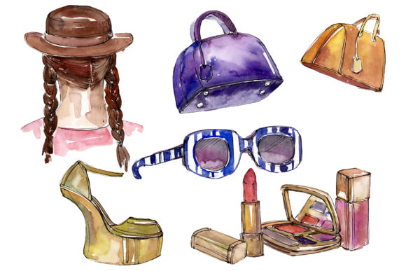 Fashion Collection Women’s Whim Watercolor Illustrations