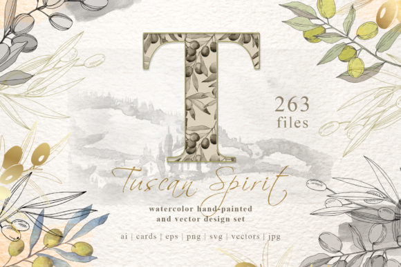 Tuscan Spirit Watercolor Set